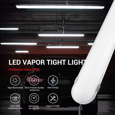 4 pies CCT Cambiado Luces de haz impermeable Ip65 luminarias a prueba de vapor lineal a led tr-luz a prueba de vapor