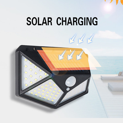 Luz solar impermeable para jardín con monocristalino LED y material ABS