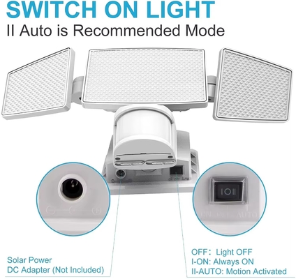 Punto solar 800W Luz Dc 12V Proyectores Luces al aire libre Lámparas de seguridad Fari Solar Hot Billboard Cob Led Luz de inundación