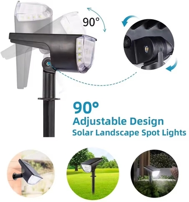 Lámparas solares impermeables de ahorro de energía para jardín Función automática 6-8 horas Tiempo de carga