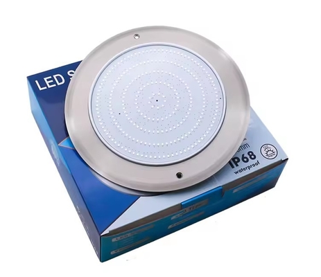 Lámparas de piscina submarinas de acero inoxidable con flujo luminoso de lámpara de 100lm/w