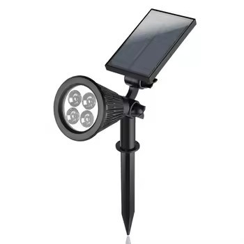 Larga vida útil Luces solares impermeables para jardín Función automática 6-8 horas Tiempo de carga