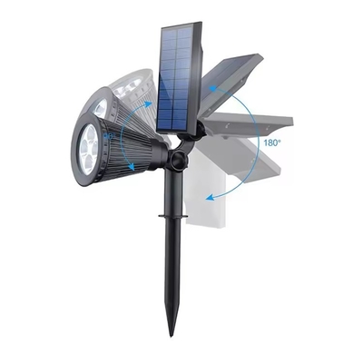 Venta caliente Luces solares impermeables para jardín Función automática 6-8 horas Tiempo de carga