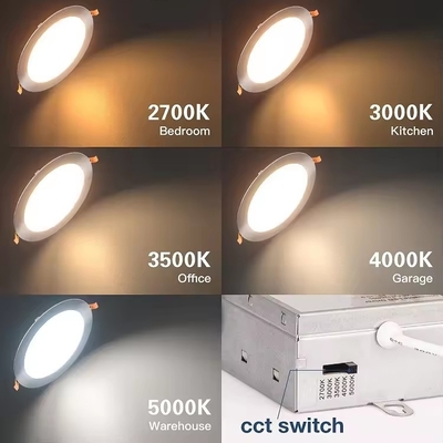 luminarias de techo interiores de 9W 12W y AC85-265V de voltaje de entrada montadas en la pared