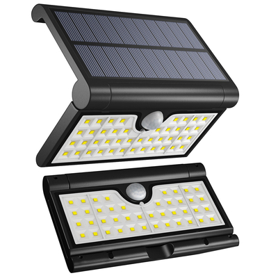 42 LEDs luz solar de pared con sensor de movimiento