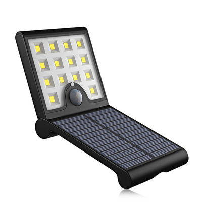 IP65 Luz solar de jardín resistente a la intemperie con panel solar laminado PET de 1W