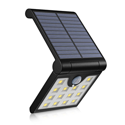 IP65 Luz solar de jardín resistente a la intemperie con panel solar laminado PET de 1W