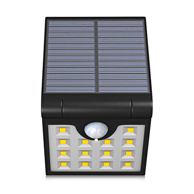 IP65 Luz solar de jardín resistente a la intemperie con panel solar laminado PET de 1W