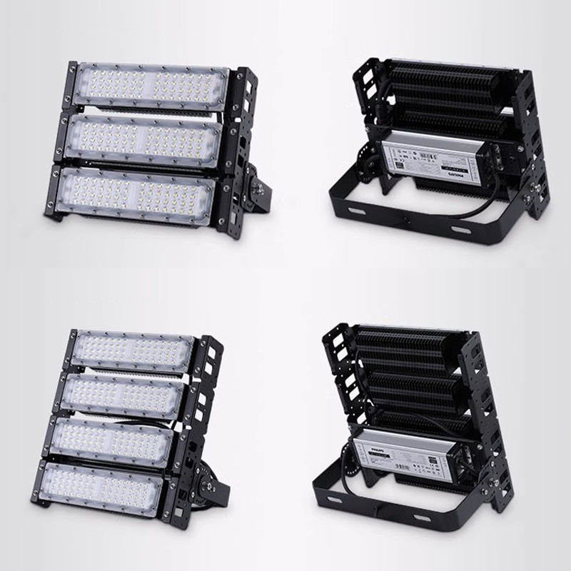 Luz de inundación LED de aluminio con ángulo de haz de 120 grados 19500lm Flujo luminoso IP65 Calificación de resistencia al agua