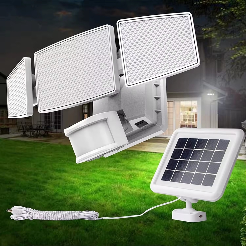 Punto solar 800W Luz Dc 12V Proyectores Luces al aire libre Lámparas de seguridad Fari Solar Hot Billboard Cob Led Luz de inundación